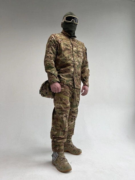Военная тактическая форма комплект одежды Рип-стоп камуфляж Мультикам 54/4 XXL - изображение 1