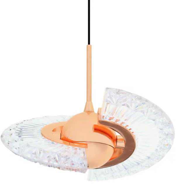 Люстра-светильник потолочный Brille LED Gold 12W BR-01 481S/1 (27-123) - изображение 4