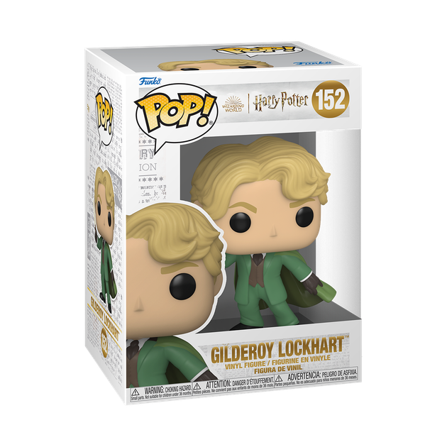 Фигурка коллекционная фильм Funko Pop Златопуст Локонс Harry Potter Gilderoy Lockhart #152 винил 10 см (FP HP GL 152) - изображение 3