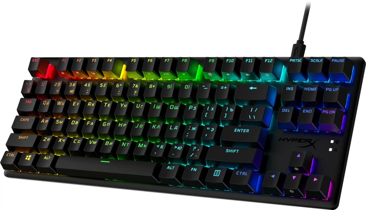 Клавиатура проводная HyperX Alloy Origins Core PBT HX Aqua USB