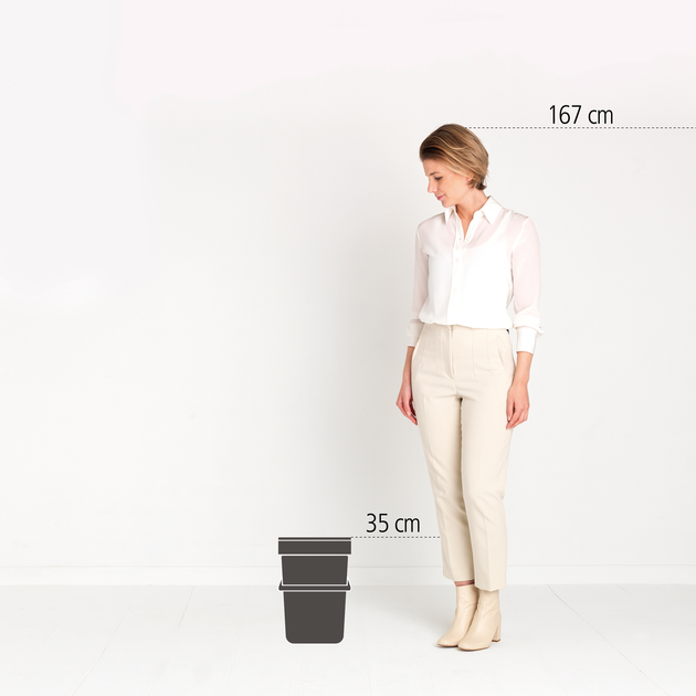Ведро для мусора Brabantia Sort&Go 12 л (211829) - изображение 6