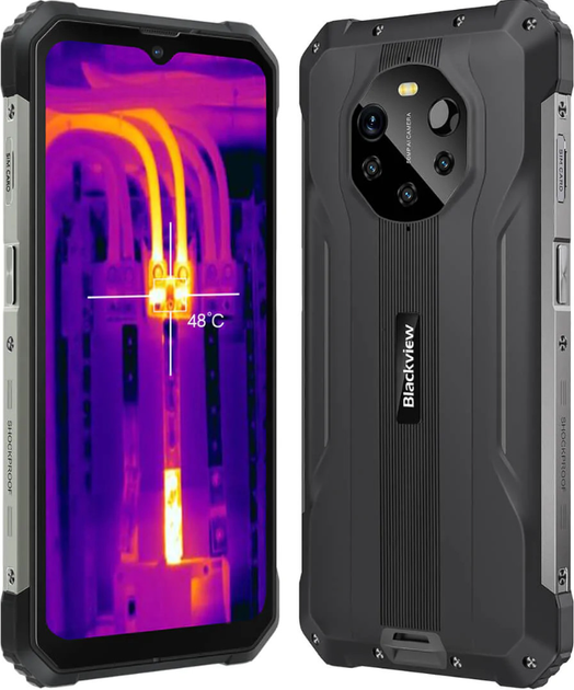 Blackview BL8800 Pro 8/128Gb Black ТЕПЛОВІЗОР (Global ORIGINAL) - зображення 2