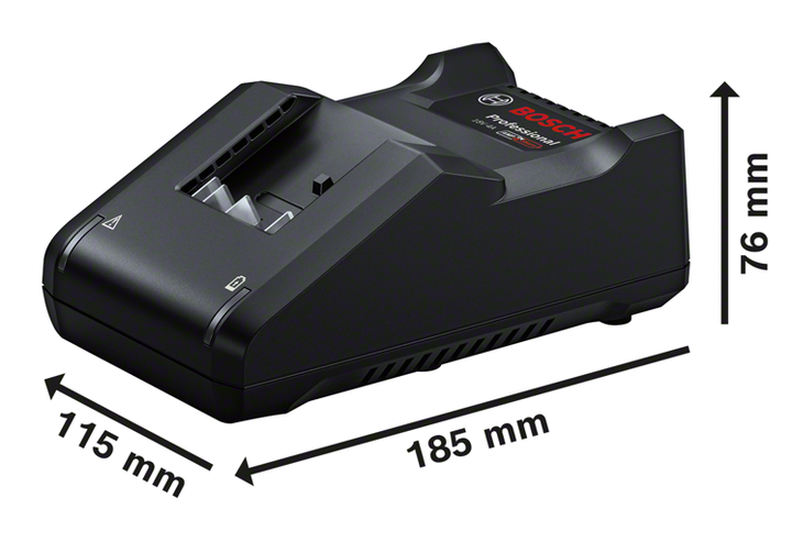 Ładowarka Bosch GAL 18V-40, 4 amper, dla akumulatorów 18V Bosch Professional (1600A019RJ) - obraz 2