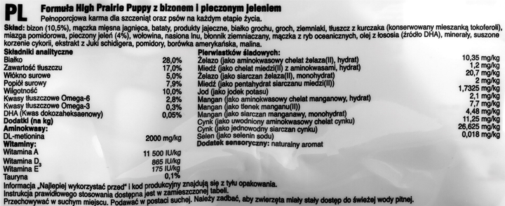 Sucha karma dla szczeniąt Taste of the Wild High Prairie Puppy z mięsem bizona 2 kg (074198612413) - obraz 3