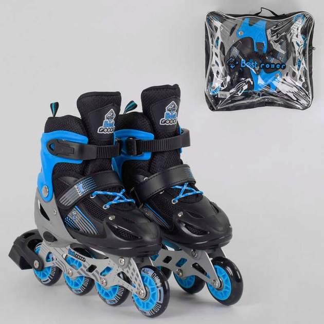 Ролики 30093-L Best Roller / розмір 38-42 / колір - СИНІЙ (6) колеса ...