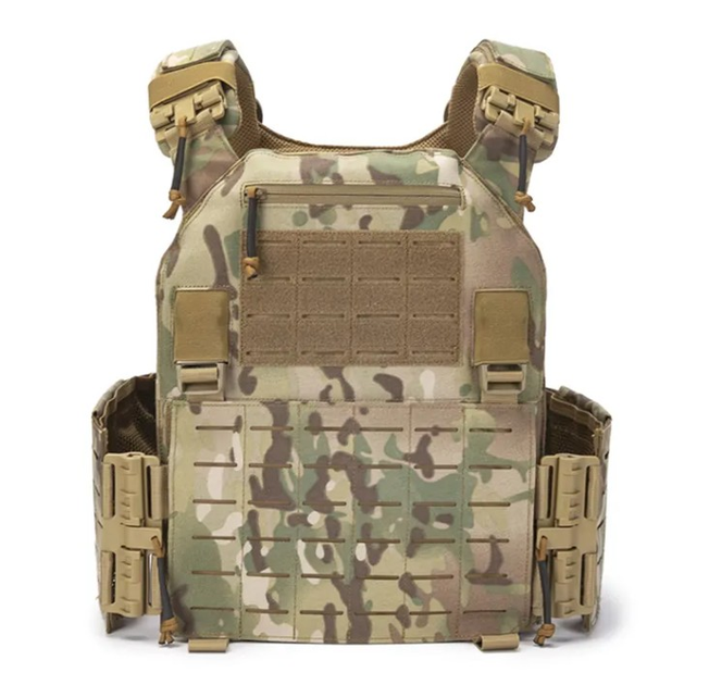 Плитоноска Military Plate Carrier - Multicam GAF с быстрым сбросом и системой Molle - изображение 1