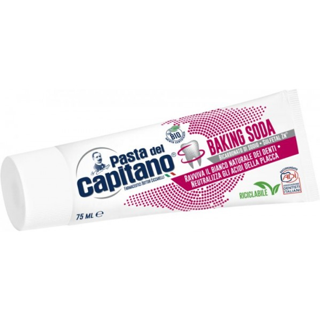 Зубная паста Pasta del Capitano Baking Soda отбеливающая, 75 мл от ...