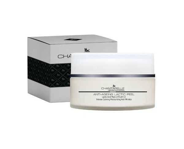 Chantarelle ANTI-AGEING LACTIC PEEL Lactic Acid Mask 25% pH 3.5 - маска, що омолоджує, зволожує з молочною кислотою 25% 100 мл - Фото 1 Chantarelle ANTI-AGEING LACTIC PEEL Lactic Acid Mask 25% pH 3.5 - маска, що омолоджує, зволожує з молочною кислотою 25% 100 мл - зображення 1