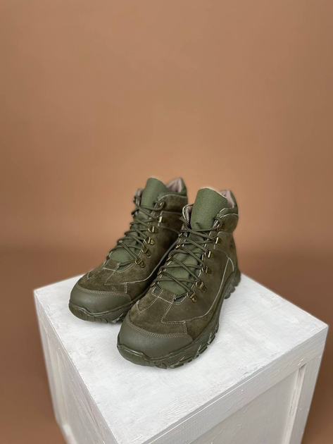 Тактические ботинки Nato 007 Хаки, Ботинки из натуральной кожи. 43 - изображение 2