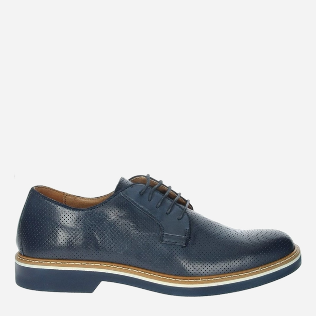 Buty derby męskie Imac 500450 28261/009 41 26.5 cm Niebieskie (5004501410288) - obraz 3