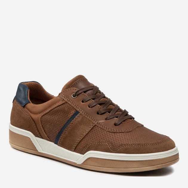 Sneakersy męskie skórzane do kostki Imac 151900 24532/009 42 27 cm Brązowe (1519000420354) - obraz 5