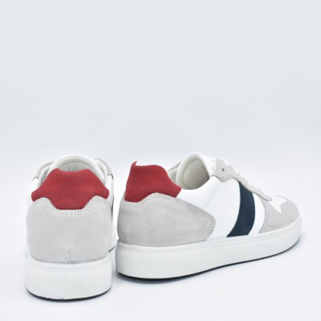 Sneakersy męskie skórzane do kostki Imac 152130 13005/003 40 25.5 cm Białe (1521300400356) - obraz 4