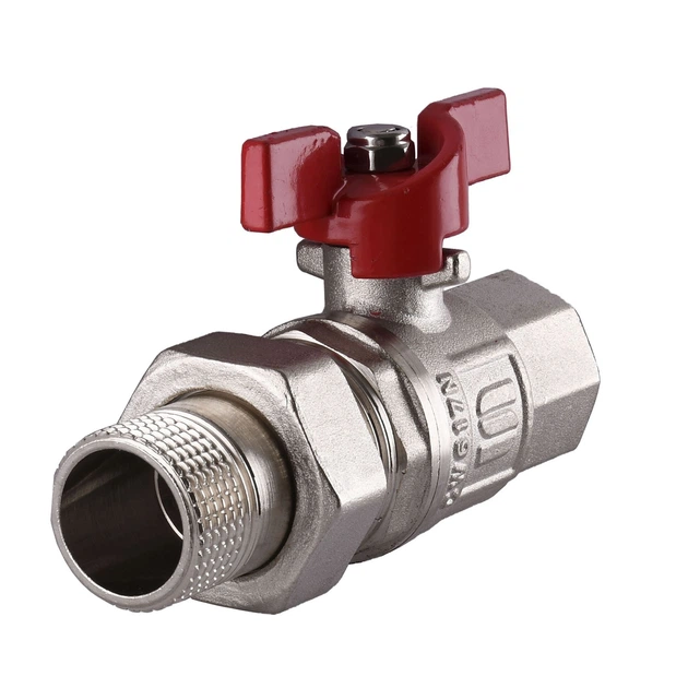 Кран шаровый прямой с американкой Selba 3/4