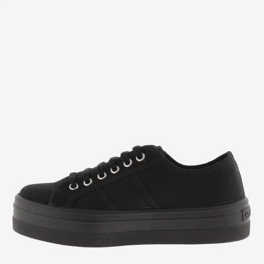 Tenisówki damskie na platformie Victoria Barcelona Lona Piso Negro 109201-10 39 25.3 cm Czarne (8433101443025) - obraz 4