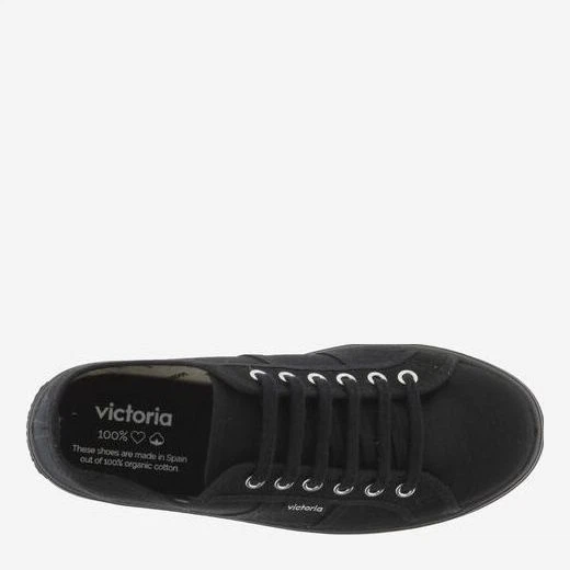 Tenisówki damskie na platformie Victoria Barcelona Lona Piso Negro 109201-10 39 25.3 cm Czarne (8433101443025) - obraz 5