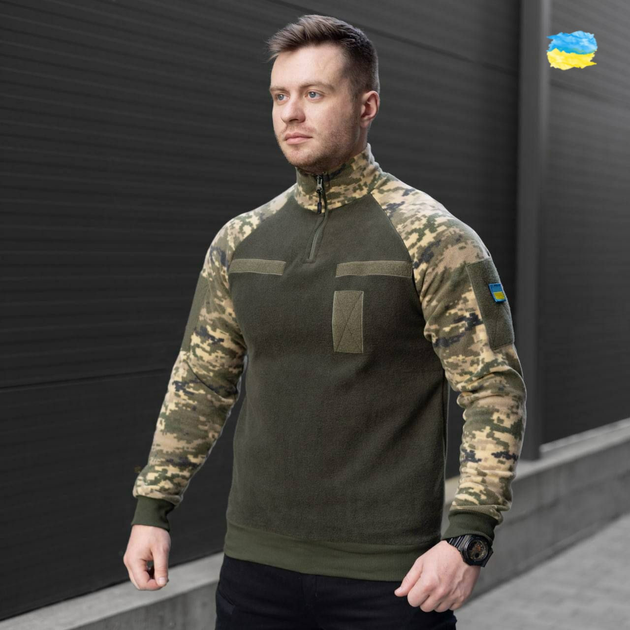 Флісова кофта Tactical TS26021106 48 Хакі-Піксель 48 - изображение 1