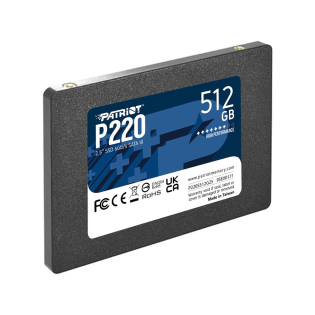 Ssd 256GB | Nvme | SSD M.2 512GB | Patriot P220S512G25 KT – фото ...