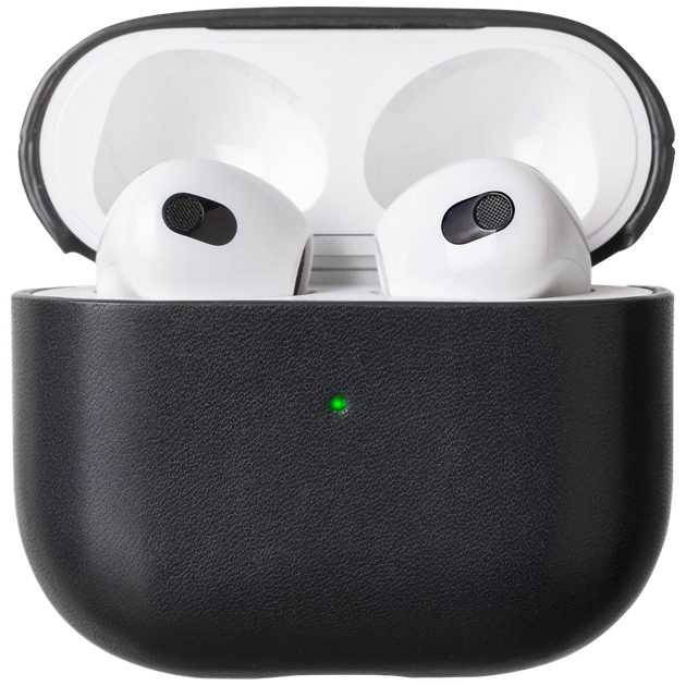 Кожанный чехол для наушников Native Union Leather Case for Airpods 3rd Gen, Black (APCSE-LTHR-BLK-V2) - Фото 2 Кожанный чехол для наушников Native Union Leather Case for Airpods 3rd Gen, Black (APCSE-LTHR-BLK-V2) - изображение 2