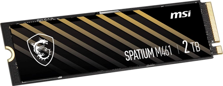 SSD диск MSI Spatium M461 2 TB NVMe M.2 2280 PCIe 4.0 x4 QLC (S78-440Q550-P83) - Фото 4 SSD диск MSI Spatium M461 2 TB NVMe M.2 2280 PCIe 4.0 x4 QLC (S78-440Q550-P83) - зображення 4
