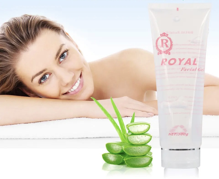 Гель-проводник для микротоков Royal Facial Gel 300 мл с гиалуроновой ...