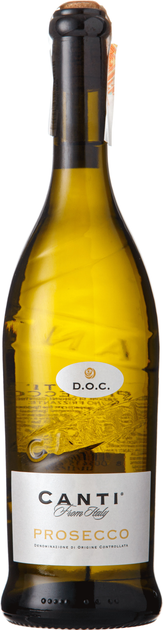 Вино игристое Canti Prosecco Frizzante белое сухое 0.75 л 10.5% ...