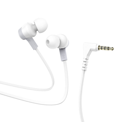 Наушники HOCO Oceanic universal earphones with mic M86 white - Фото 1 Наушники HOCO Oceanic universal earphones with mic M86 white - изображение 1
