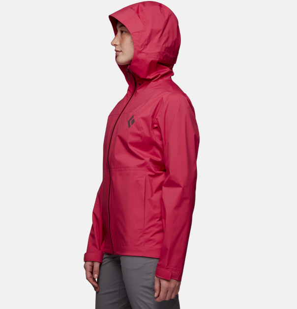Куртка женская мембранная Black Diamond W Stormline Stretch Rain Shell, Pomegranate, XS (BD M6976034XSM1) - изображение 4