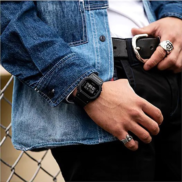 Мужские часы Casio G-Shock DW-5600BB-1ER – купить онлайн на
