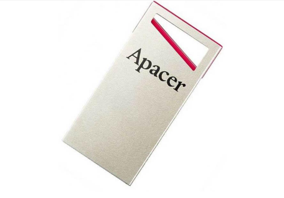 Флеш-накопичувач, флешка Apacer USB2.0 AH112 64GB Silver-Red (AP64GAH112R-1) - зображення 2