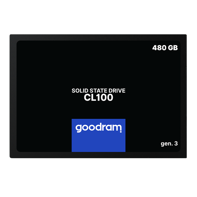 Накопитель SSD 2.5" Goodram SSDPR-CL100-480-G3 480GB CL100 G3 SATA 3.0 - Фото 1 Накопитель SSD 2.5" Goodram SSDPR-CL100-480-G3 480GB CL100 G3 SATA 3.0 - изображение 1
