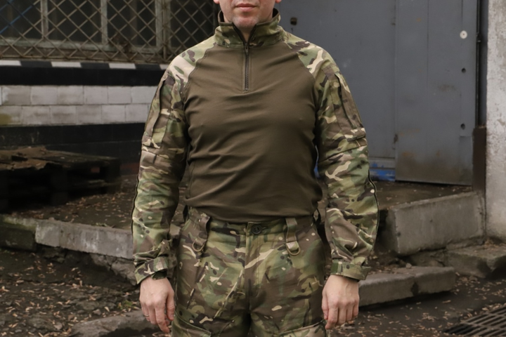 Тактичний військовий одяг. Чоловіча бойова сорочка, убакс (UBACS) з довгим рукавом, розмір 66 (BEZ-2211) - зображення 2
