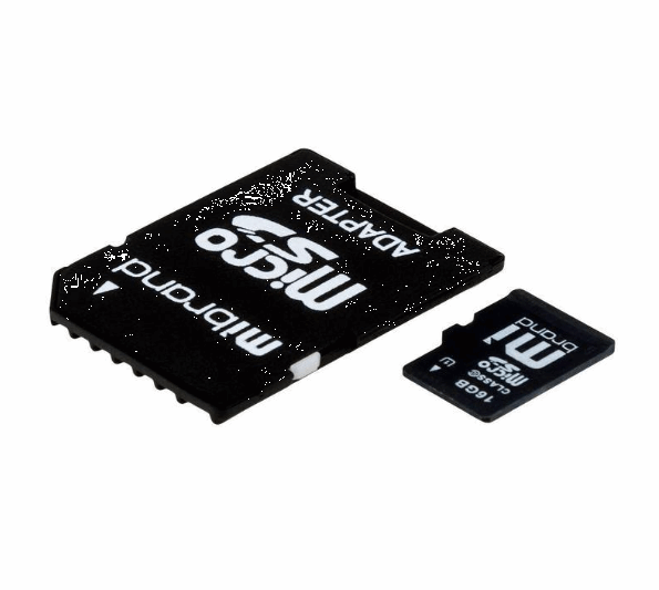 Карта пам'яті Mibrand microSDHC 16GB Class 10 UHS-I +SD-адаптер(MICDHU1/16GB-A) - зображення 2
