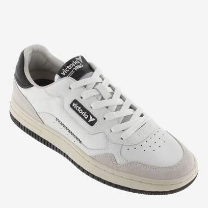 Sneakersy męskie skórzane do kostki Victoria 8800105-10 42 27.3 cm Białe (8433101214618) - obraz 2