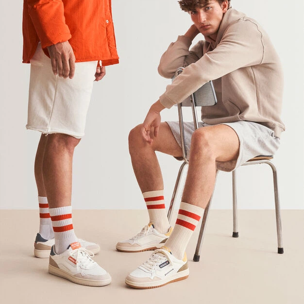 Sneakersy męskie skórzane do kostki Victoria 8800106-52 46 30.4 cm Białe (8433101214991) - obraz 5