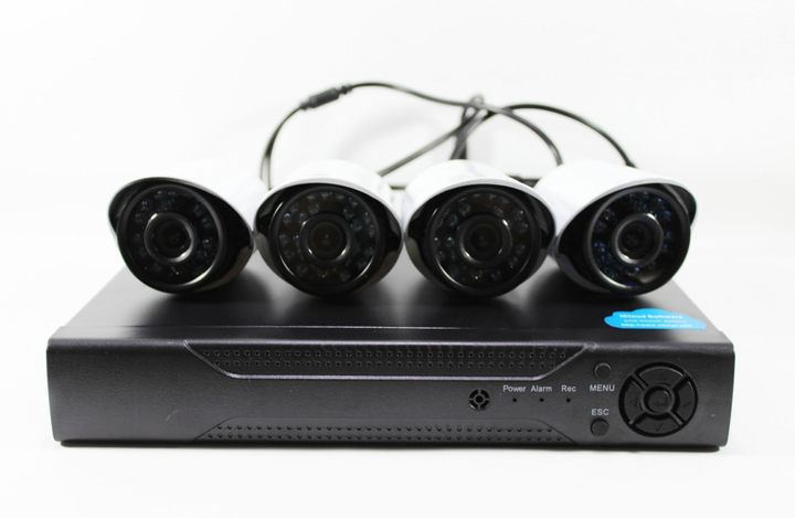 Комплект видеонаблюдения UKC DVR KIT 520, 4 камеры AHD уличные 4 mp + регистратор + кабель подключения + мышка - изображение 6