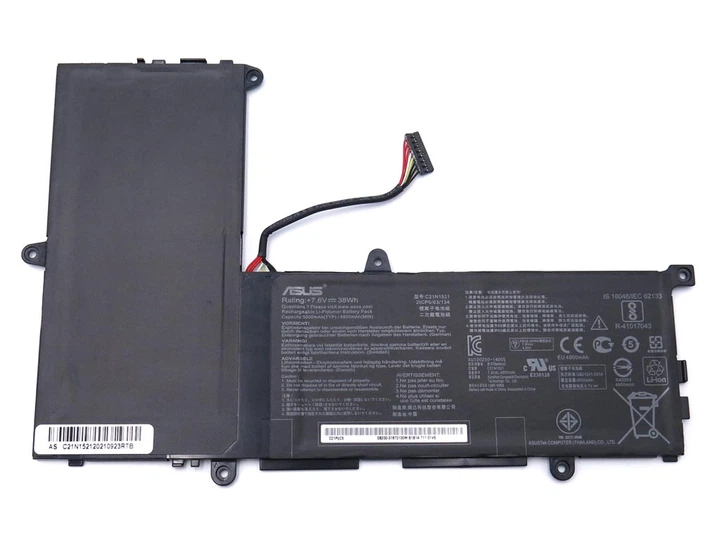 Батарея C21N1521 для ноутбука ASUS VivoBook E200HA, E200H (7.6V 5000mAh ...