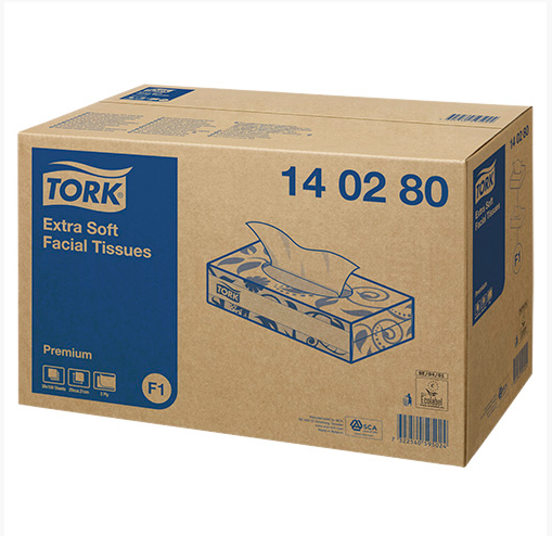Серветки косметичні TORK для обличчя супер-м'які білий - Фото 2 Серветки косметичні TORK для обличчя супер-м'які білий - зображення 2