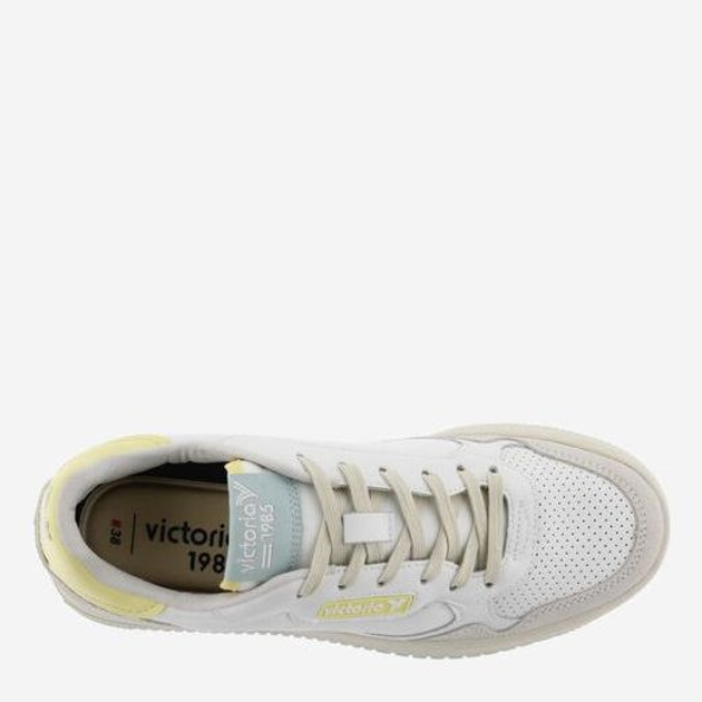 Sneakersy damskie skórzane Victoria 8800106-50 36 24 cm Białe (8433101214830) - obraz 4