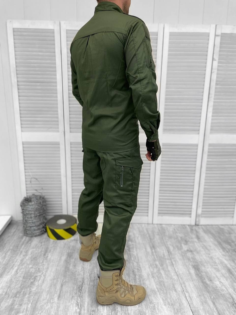 Тактичний військовий костюм M16 ( Рубашка + Штани ), Камуфляж: Олива, Розмір: XL - зображення 2