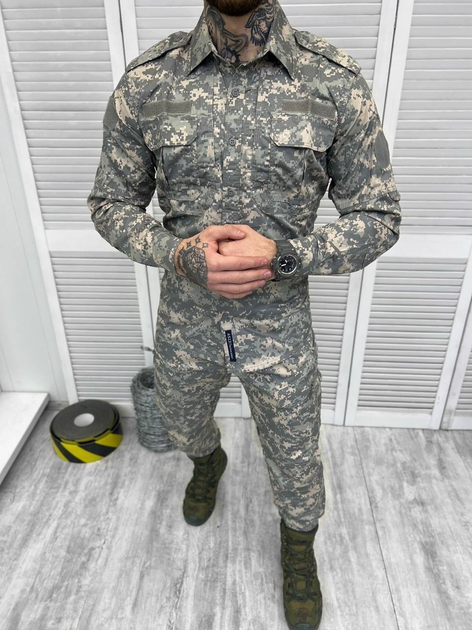 Тактический военный костюм 5.11, ( Китель + Штаны ), Камуфляж: Пиксель НАТО, Размер: M - изображение 1