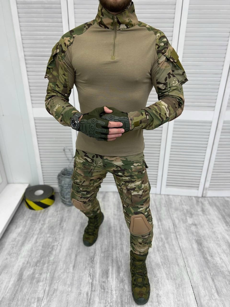 Тактический военный костюм Attac ( Убакс + Штаны ), Камуфляж: Мультикам, Размер: M - изображение 1