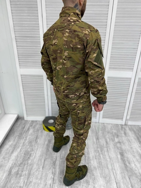 Тактичний військовий костюм Статутний ГОСТ (Кітель + Штани), Камуфляж: Мультикам, Розмір: XXXL - зображення 2