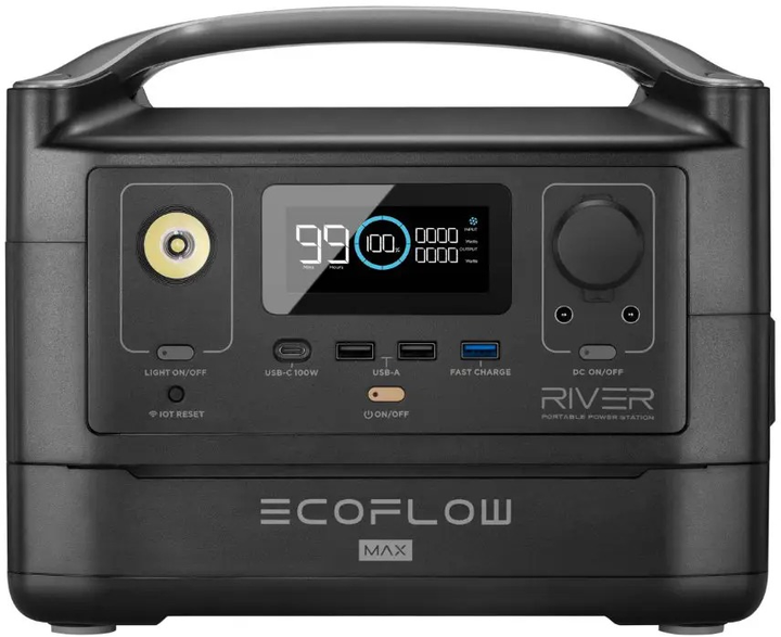 Зарядная станция портативная EcoFlow RIVER Max EFRIVER600MAX-CH