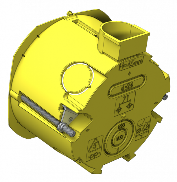 Коробка інсталяційна набірна для гіпсокартону 65х45 MB Planc Electrotechnic - изображение 2