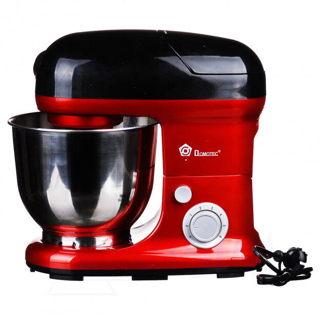 Миксер Тестомес Domotec MS 1367 1200 Вт красный – фото, отзывы ...