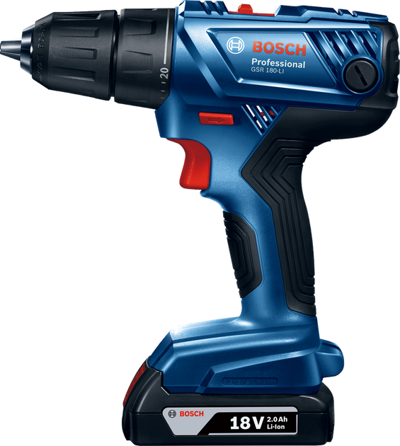Akumulatorowa wiertarko-wkrętarka Bosch Professional GSR 180-LI, 18 V, 2 Akum 2 amp.h, walizka (06019F8109) - obraz 4