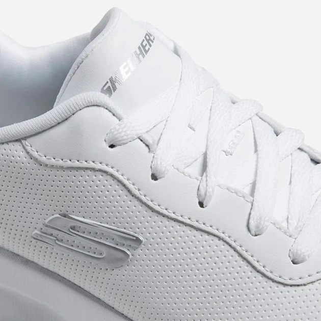 Buty sportowe damskie z siatki do kostki lekkie Skechers 88888368 WHT 41 (11US) 28 cm Białe (5904862511320) - obraz 7