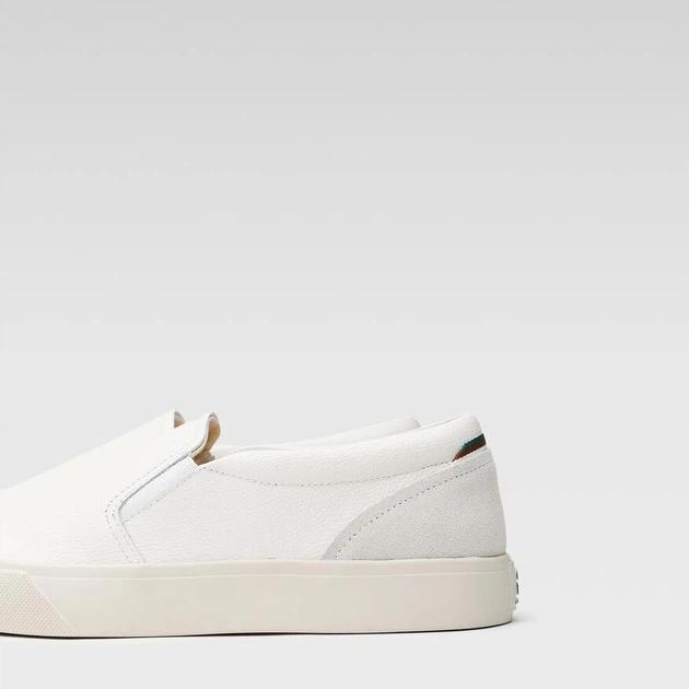 Buty wsuwane slip-on męskie Gino Rossi LUCA-01 122AM 42 (28 cm) Białe (5904862697642) - obraz 4