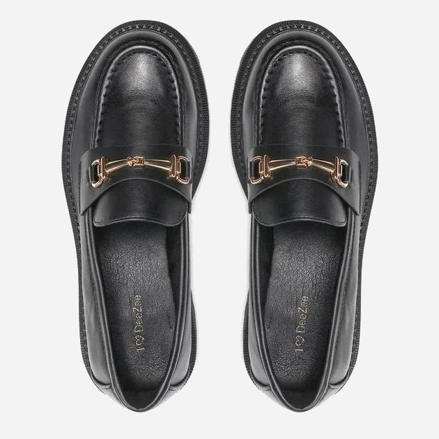 Loafersy Damskie DeeZee H101202-01 37 (24 cm) Czarne (5904862769196) - obraz 6