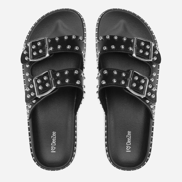 Klapki Damskie DeeZee TS5275-01 36 (23 cm) Czarne (5904862524702) - obraz 6